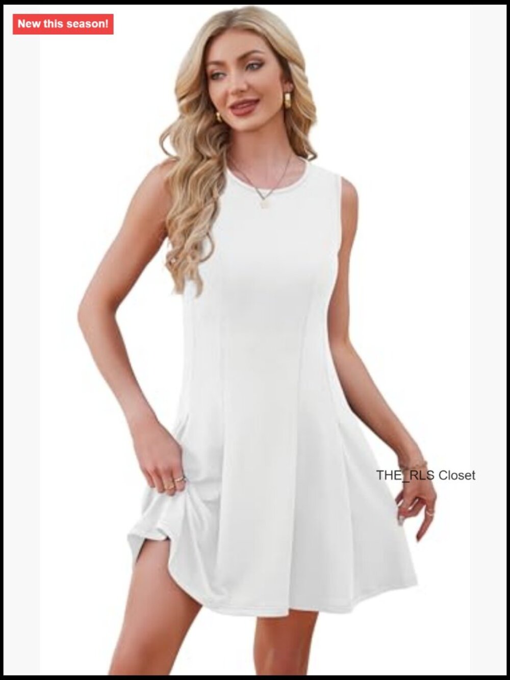 Elegant Cocktail Short Dress - Sleeveless A-line Mini - Picture 3 of 7